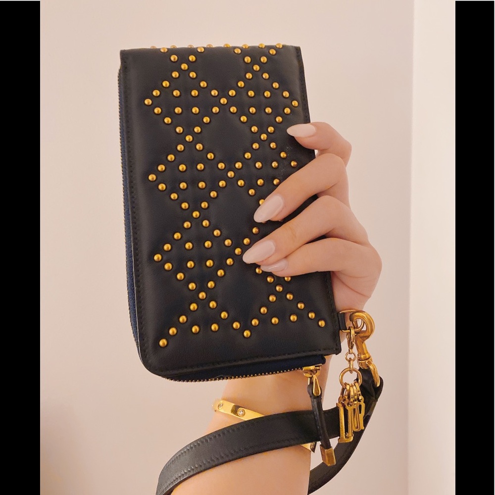 Classic Dior blue wallet